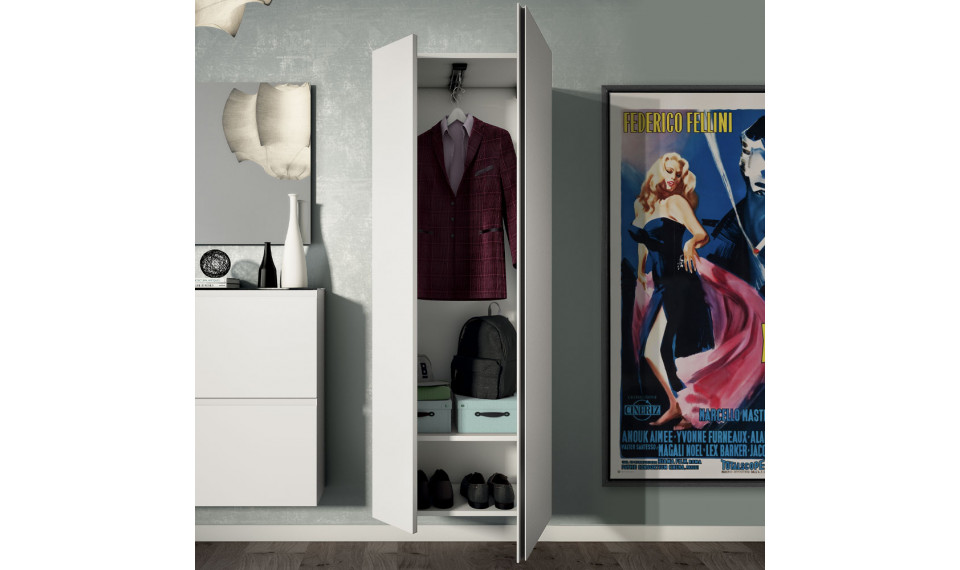 Dolce Vita riidekapp 2D bianco | 100% kvaliteet Dolce Vita riidekapp 2D bianco | Riidekapid | ZIPhome.ee pilt 2