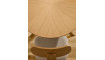 Naanim round table in oak veneer, Ø 120 cm | 100% Quality Naanim round table in oak veneer, Ø 120 cm | Tables | ZIPhome.ee image 2