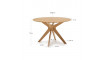 Naanim round table in oak veneer, Ø 120 cm | 100% Quality Naanim round table in oak veneer, Ø 120 cm | Tables | ZIPhome.ee image 6