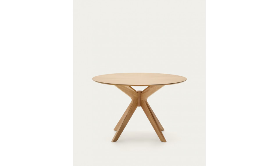 Naanim round table in oak veneer, Ø 120 cm | Tables | ZIPhome.ee image 1