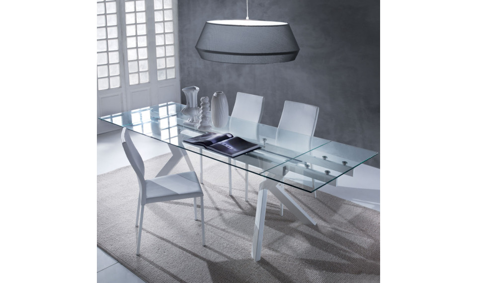 Tokio Glass стол 160/240x90 Bianco | Столы | ZIPhome.ee изображение 1