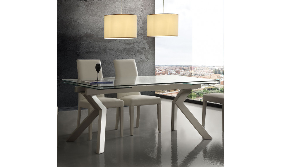 Tokio Glass стол 160/240x90 Tortora | Столы | ZIPhome.ee изображение 1