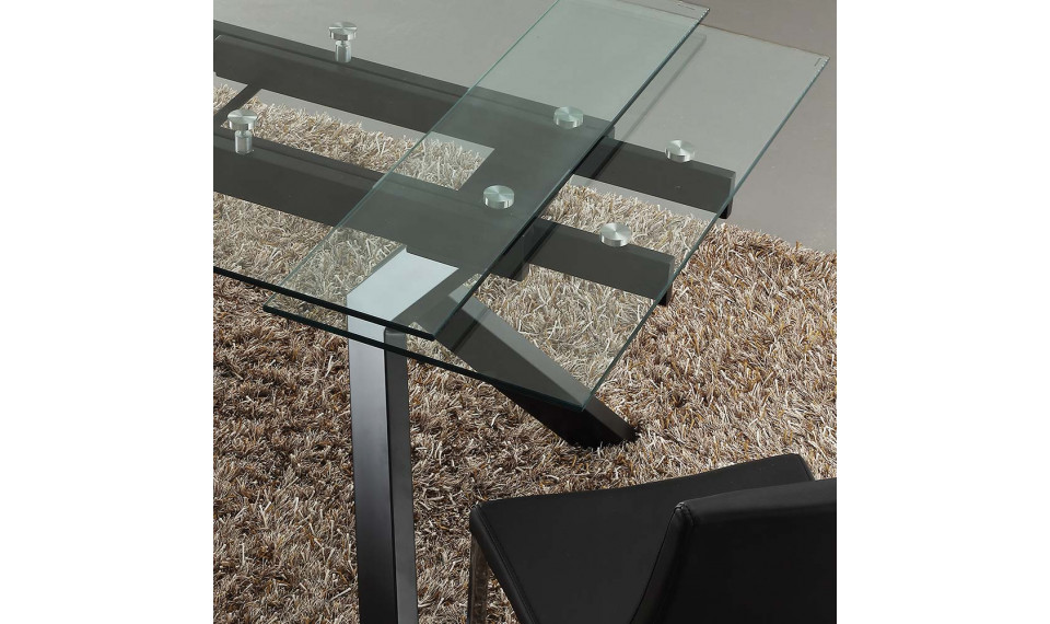 Tokio Glass стол 160/240x90 Nero | Столы | ZIPhome.ee изображение 2