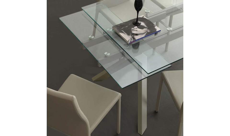 Tokio Glass стол 160/240x90 Tortora | Столы | ZIPhome.ee изображение 2