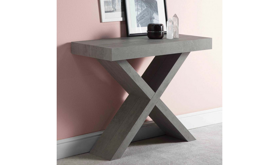 Doble X Transformer table 90/195x45 Cemento | Tables | ZIPhome.ee image 1