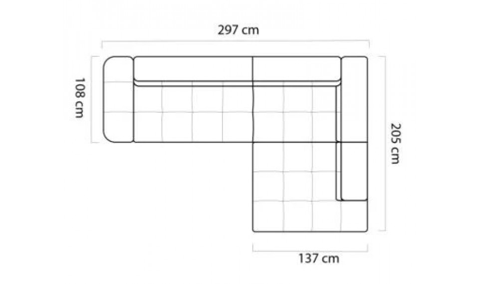 BULL L  nurgadiivan | Diivanvoodid | ZIPhome.ee kuva 2