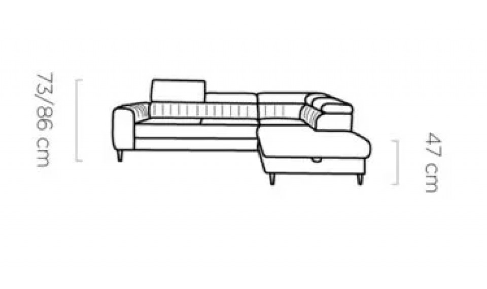 NAVAS L угловой диван-кровать | Мягкая мебель | ZIPhome.ee изображение 2