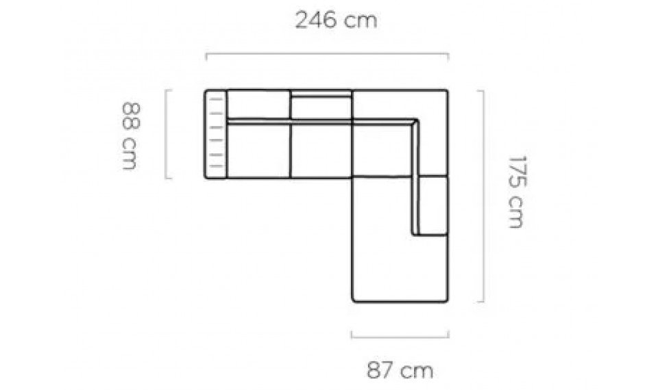 NAVAS L угловой диван-кровать | Мягкая мебель | ZIPhome.ee изображение 3