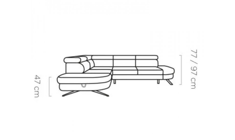 OTIS L nurgadiivanvoodi  | Diivanvoodid | ZIPhome.ee pilt 5