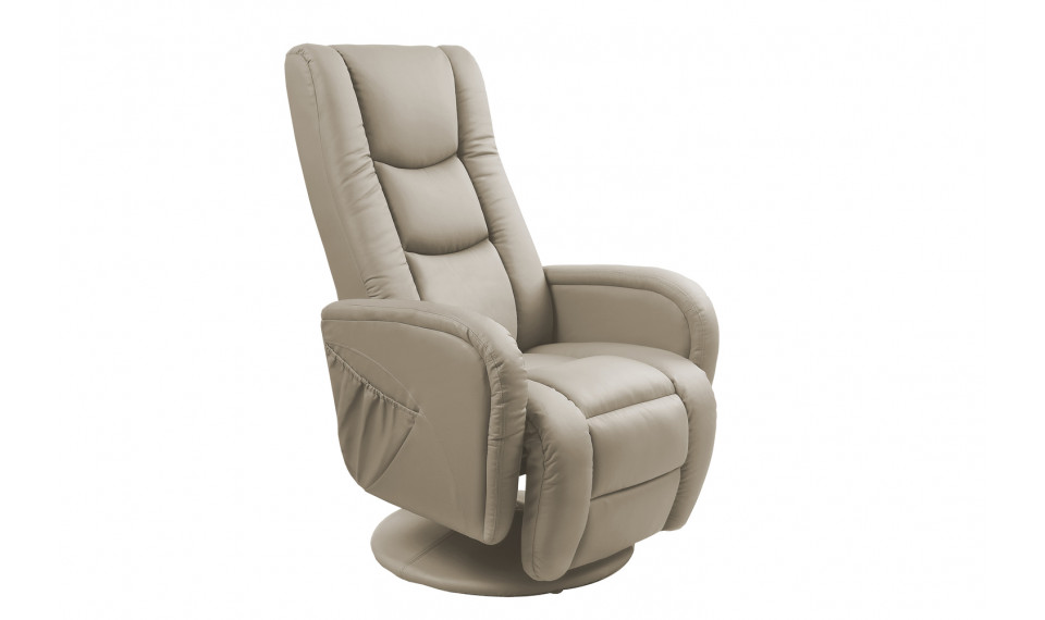 PULSAR Recliner with massage function, eco leather, color: cappuccino | 100% Quality PULSAR Recliner with massage function, eco leather, color: cappuccino | Armchairs | ZIPhome.ee image 1