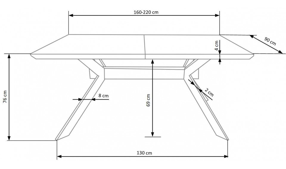 BACARDI Pikendatav söögilaud | Lauad | ZIPhome.ee изображение 6