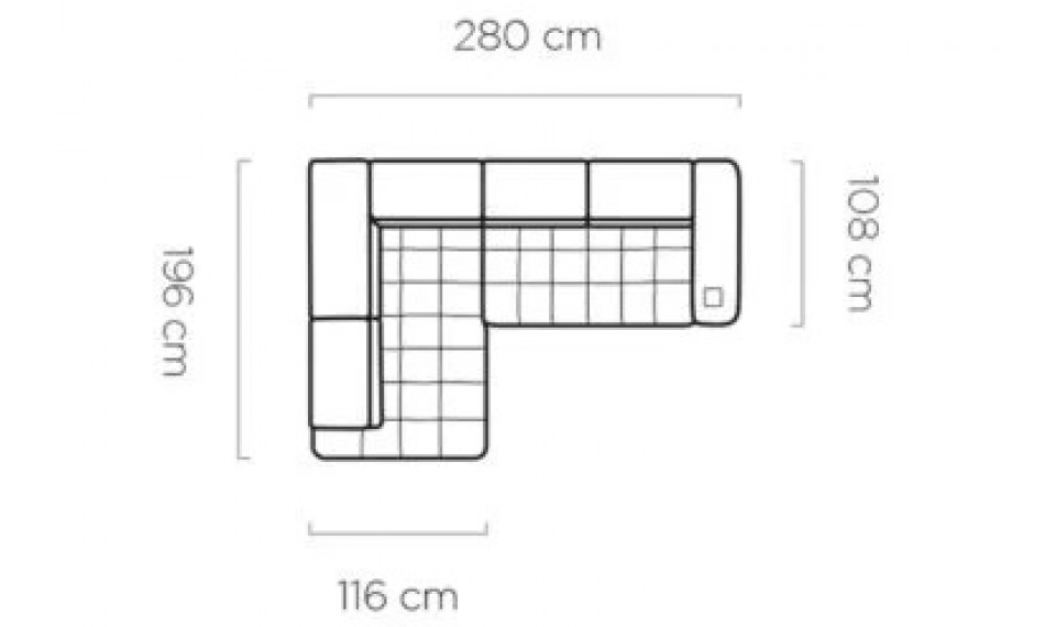 BAGGIO nurgadiivanvoodi | Pehme mööbel | ZIPhome.ee pilt 2