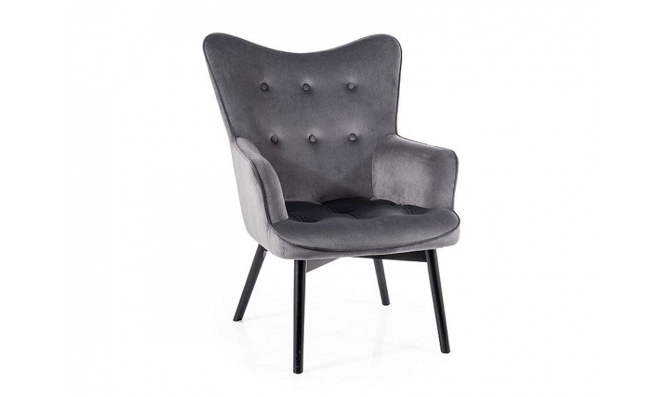 CARMEN Armchair VELVET Bluvel 14 gray | 100% Quality CARMEN Armchair VELVET Bluvel 14 gray | Armchairs | ZIPhome.ee image 1