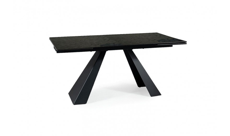 SALVADORE Раздвижной 160-240 Обеденный стол, Расплавленное стекло / черный | Столы | ZIPhome.ee изображение 2