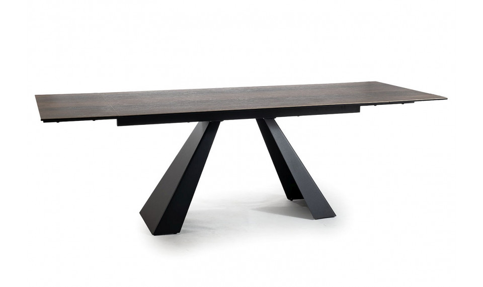 SALVADORE Extendable 160-240 Dining table, wood effect / black matt | Tables | ZIPhome.ee image 2