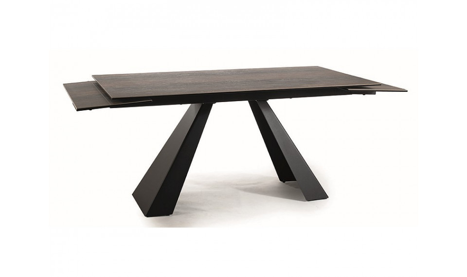 SALVADORE Extendable 160-240 Dining table, wood effect / black matt | Tables | ZIPhome.ee image 3