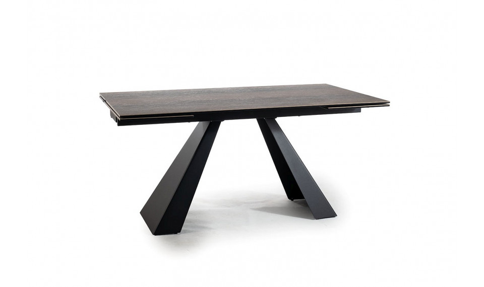 SALVADORE Extendable 160-240 Dining table, wood effect / black matt | Tables | ZIPhome.ee image 4