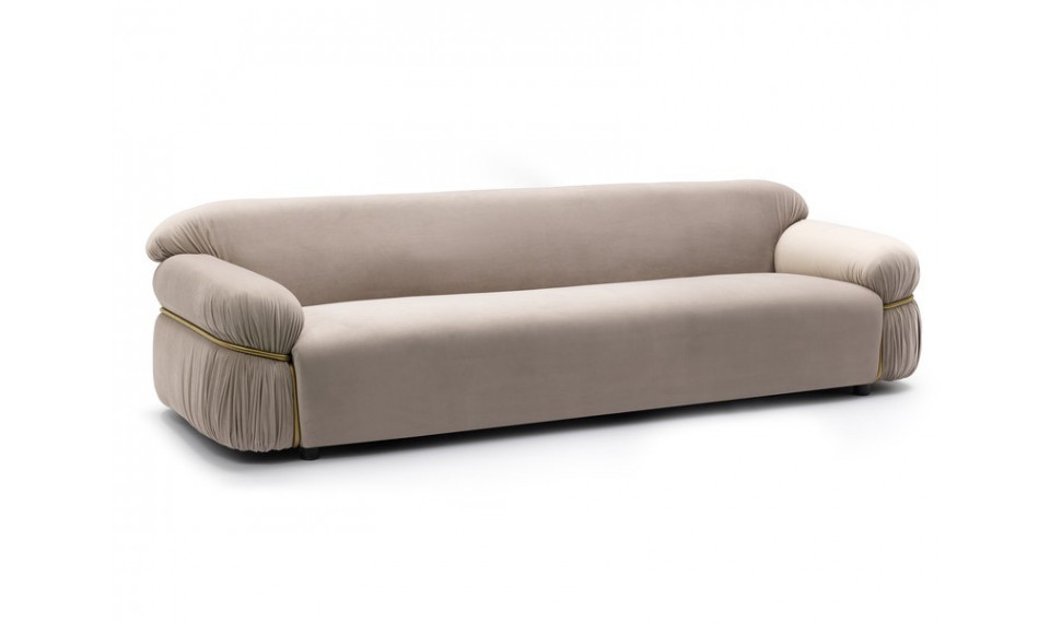 CASSANDRA Diivan VELVET Tap 199 hall | 100% kvaliteet CASSANDRA Diivan VELVET Tap 199 hall | Pehme mööbel | ZIPhome.ee pilt 1