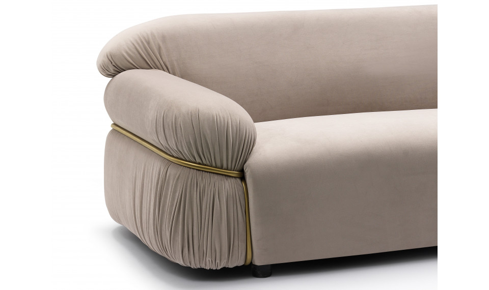 CASSANDRA Diivan VELVET Tap 199 hall | 100% kvaliteet CASSANDRA Diivan VELVET Tap 199 hall | Pehme mööbel | ZIPhome.ee pilt 3