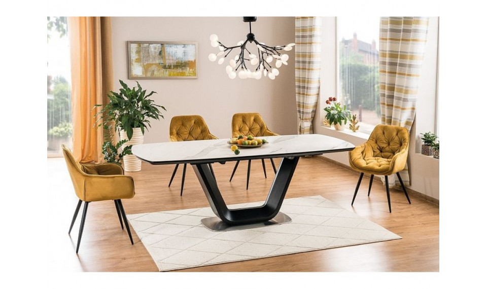 ARMANI CERAMIC Black Extendable dining table | Pöydät | ZIPhome.ee kuva 2