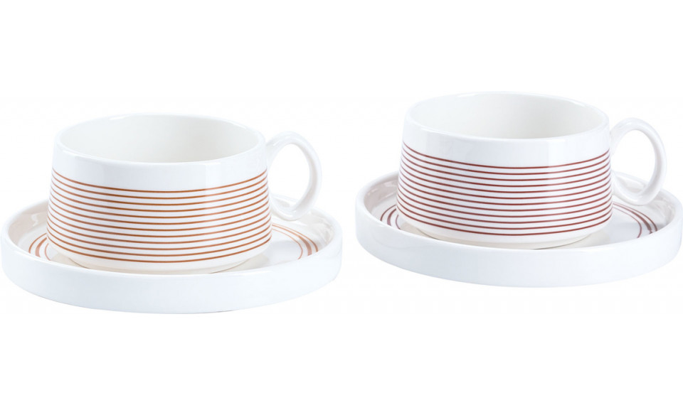 Lineo. Tass ja alustass, 2tk komplekt. | Lauanõud | ZIPhome.ee pilt 1