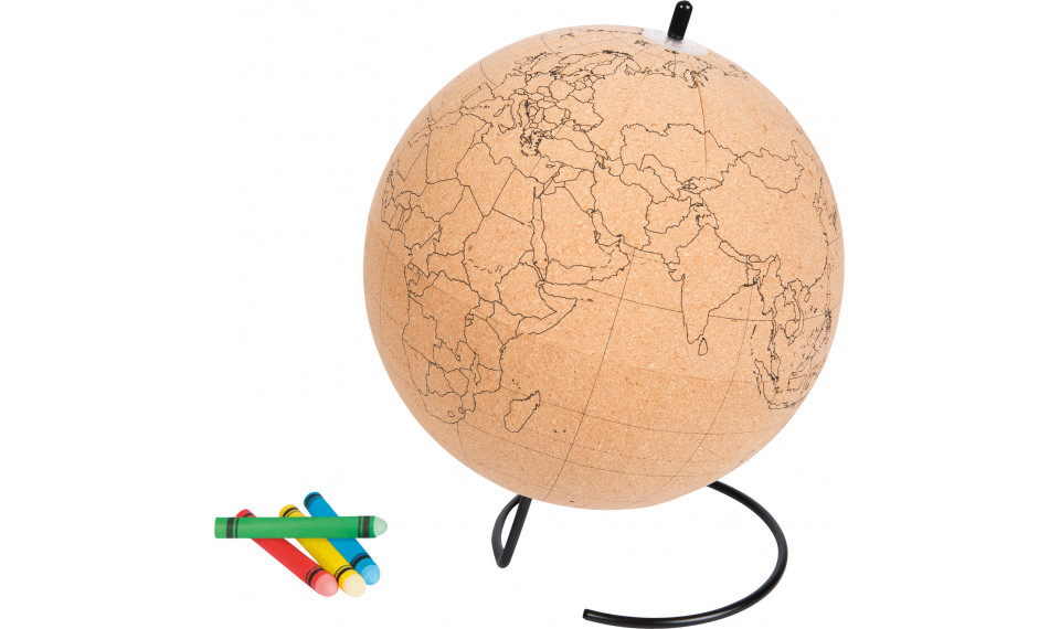 Cork globe for coloring | Фигурки | ZIPhome.ee изображение 1