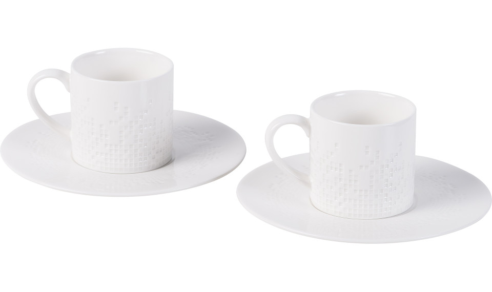 Cup with saucer Motif - set of 2pcs. | Lauanõud | ZIPhome.ee pilt 1