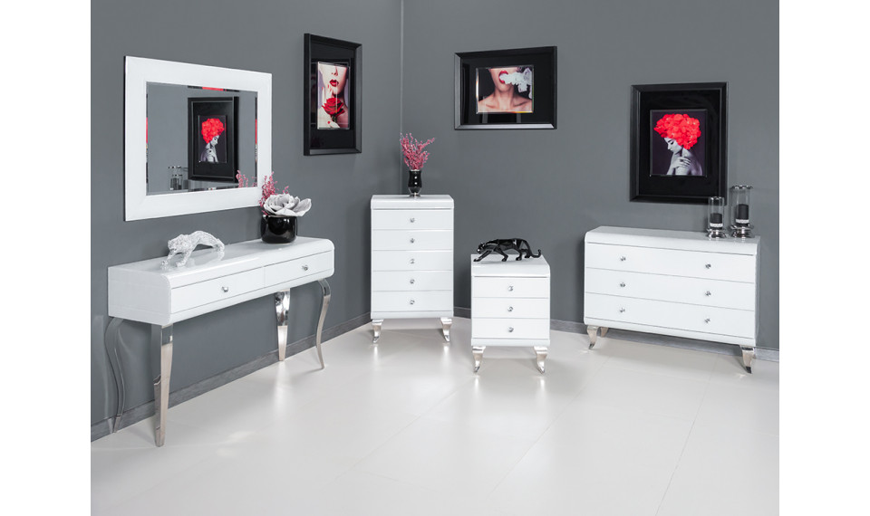 Chests of drawers JSF468 white | Bedroom | ZIPhome.ee image 3