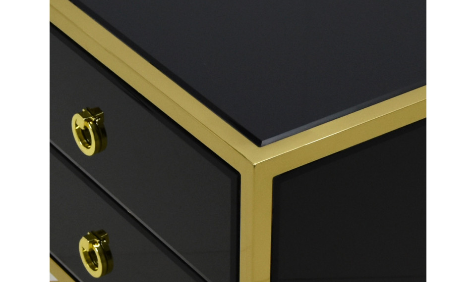 Chests of drawers LW6073 gold/black | Bedroom | ZIPhome.ee image 2