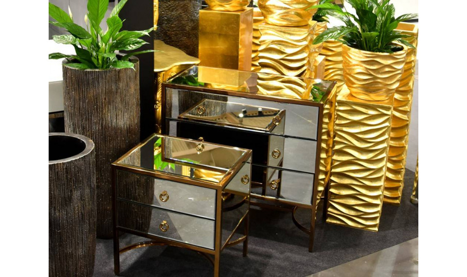 Chests of drawers LW6073 gold/mirror | Bedroom | ZIPhome.ee image 2