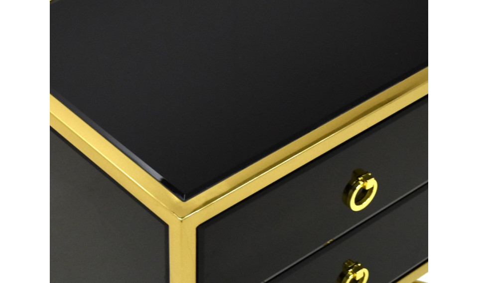 Прикроватная тумбочка LW6072 gold/black | Прикроватные тумбочки | ZIPhome.ee изображение 3