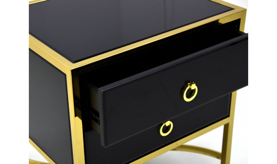 Прикроватная тумбочка LW6072 gold/black | Прикроватные тумбочки | ZIPhome.ee изображение 4