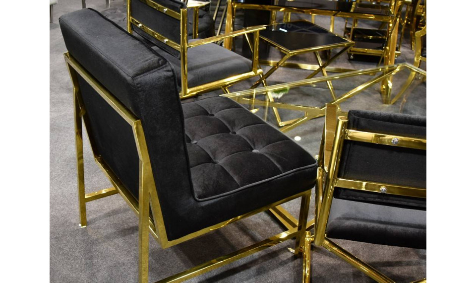 Armchair FC41 gold / black | 100% Quality Armchair FC41 gold / black | Armchairs | ZIPhome.ee image 4
