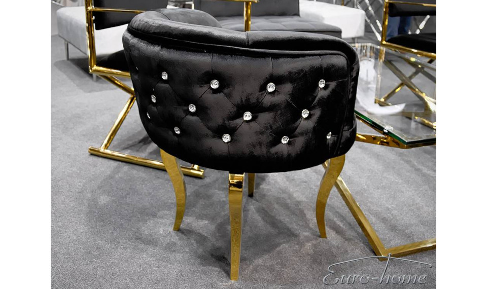 Armchair FC39 gold / black | 100% Quality Armchair FC39 gold / black | Armchairs | ZIPhome.ee image 2