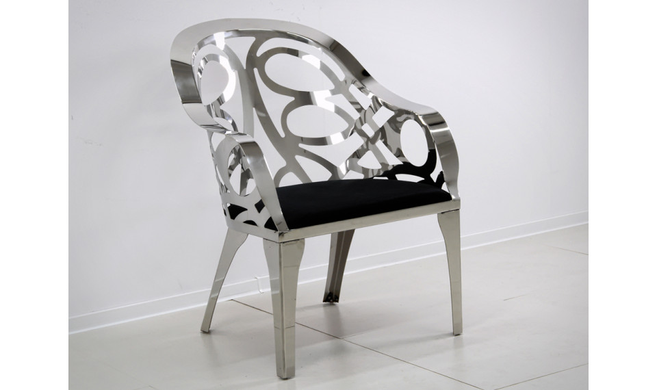 Armchair FC28 silver / black | 100% Quality Armchair FC28 silver / black | Armchairs | ZIPhome.ee image 2