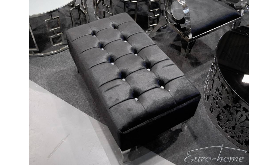 Jalkarahi  POUF008 silver / white crystals | Soft furniture | ZIPhome.ee kuva 3