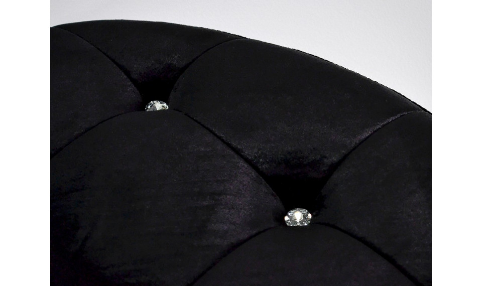 Jalkarahi POUF004 gold / black crystals | Soft furniture | ZIPhome.ee kuva 2