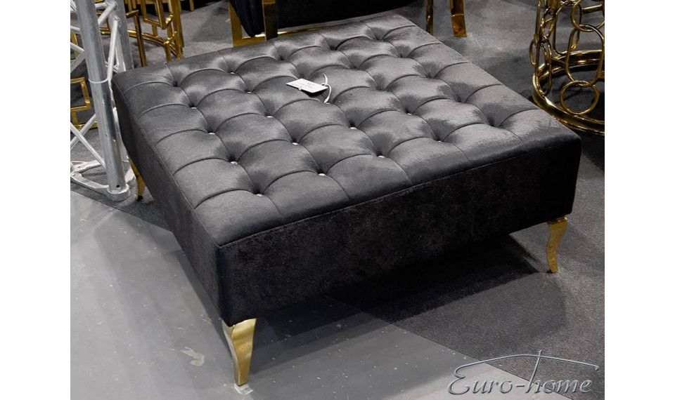 Jalkarahi POUF002 gold / black crystals | Soft furniture | ZIPhome.ee kuva 3