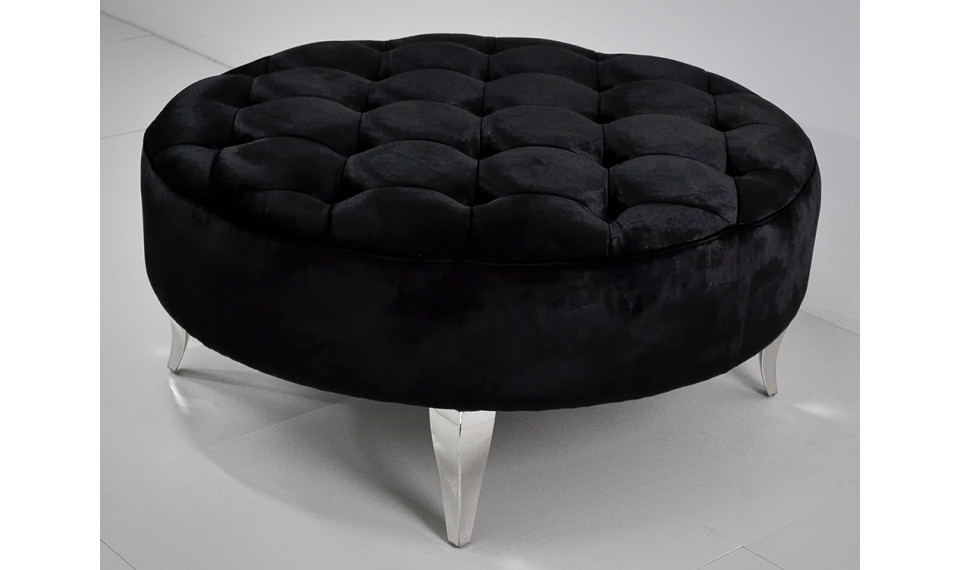 Jalkarahi POUF004 silver / black crystals | Soft furniture | ZIPhome.ee kuva 3