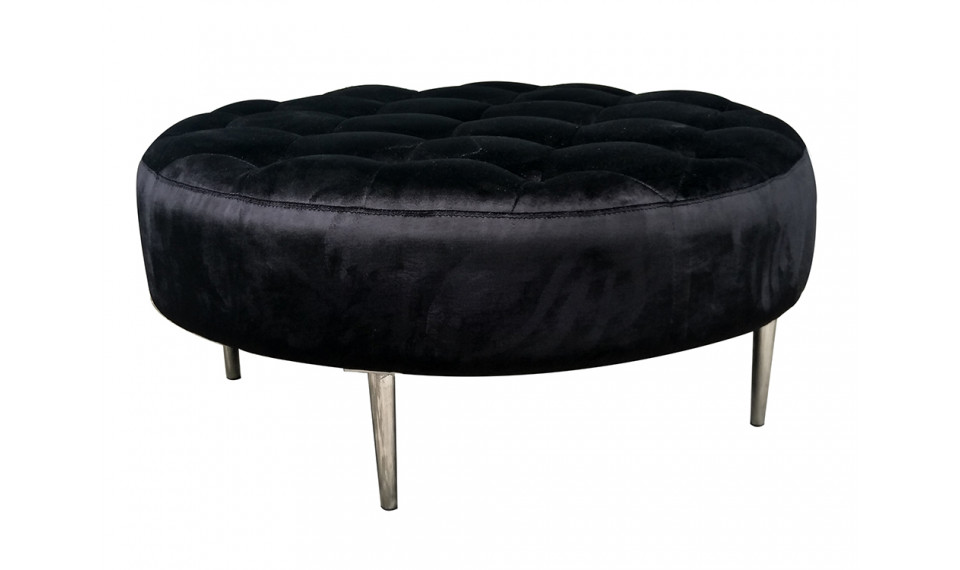 Jalkarahi POUF003 silver / black | Soft furniture | ZIPhome.ee kuva 1