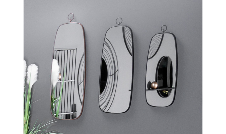 Зеркало TOYJ19-092 black 33x82 | Зеркала | ZIPhome.ee изображение 2