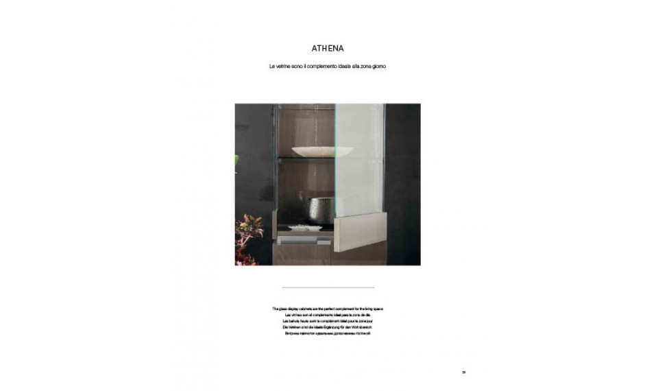 ATHENA 1D vitriin V/P | Raamatukapid ja vitriinid | ZIPhome.ee pilt 2