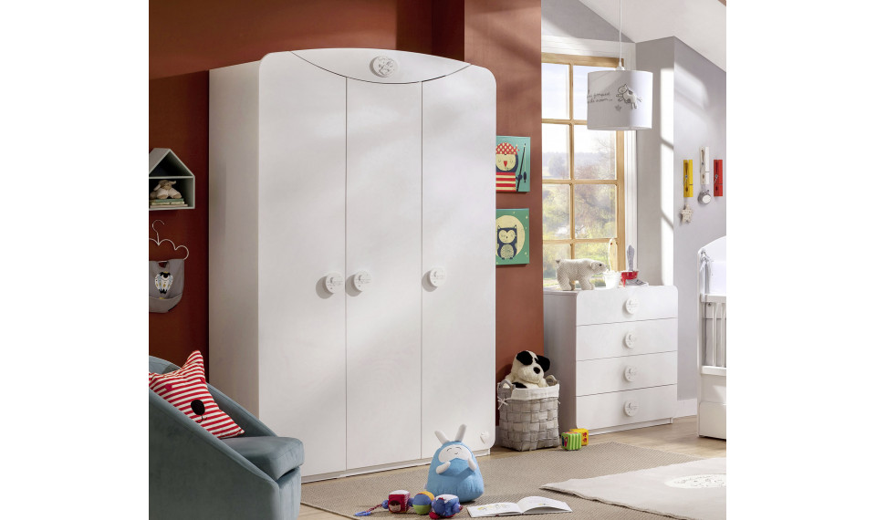 BABY COTTON 3-дверный шкаф | Baby Cotton | ZIPhome.ee изображение 3