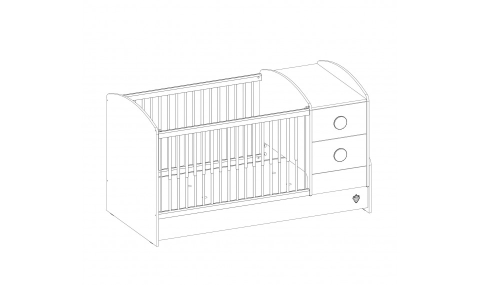 BABY COTTON ST CONVERTIBLE BABY BED (75x160 cm) | Baby beds | ZIPhome.ee image 6