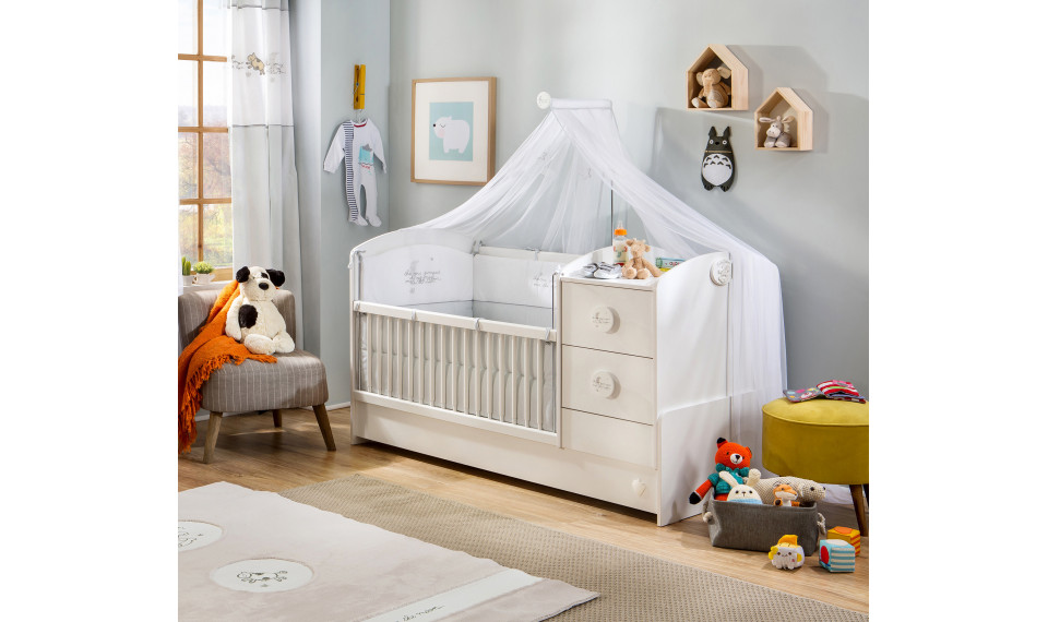 BABY COTTON ST CONVERTIBLE BABY BED (75x160 cm) | Baby beds | ZIPhome.ee image 2