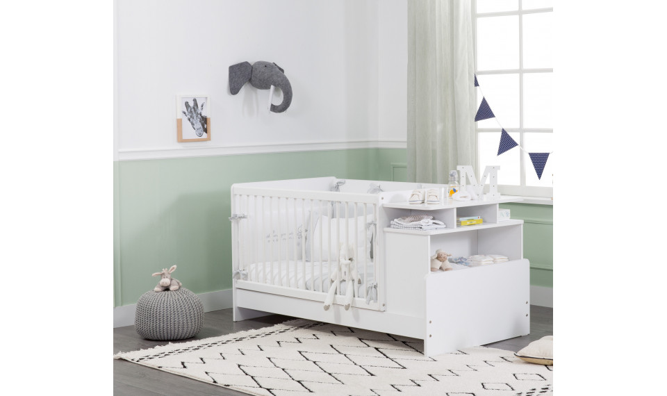 Beebivoodi-transformer lauaga (70X110 cm 70x140 cm) | Beebivoodid | ZIPhome.ee pilt 3