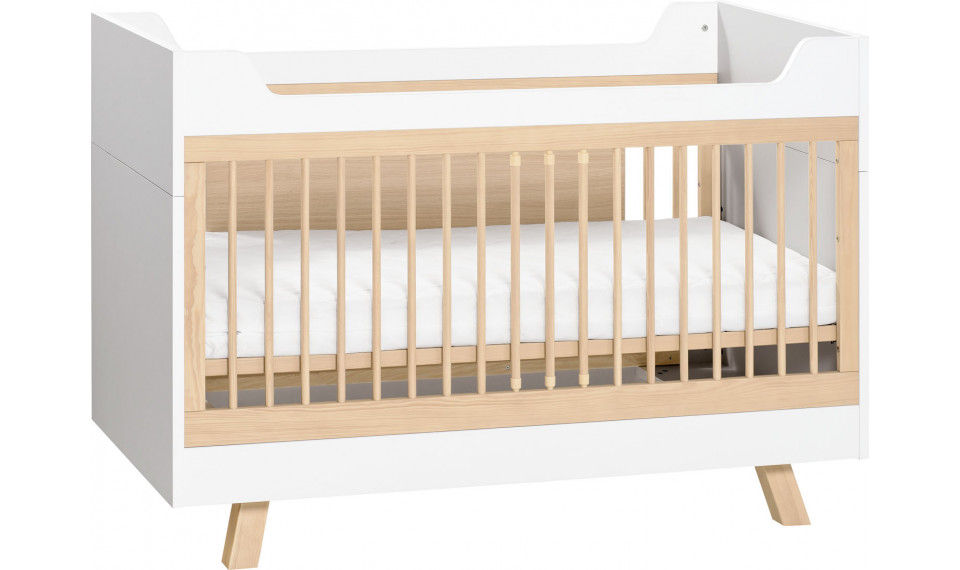Cot Bed 70X140 4You by VOX (Baby) white/oak | 100% laatu Cot Bed 70X140 4You by VOX (Baby) white/oak | 4 You | ZIPhome.ee kuva 1