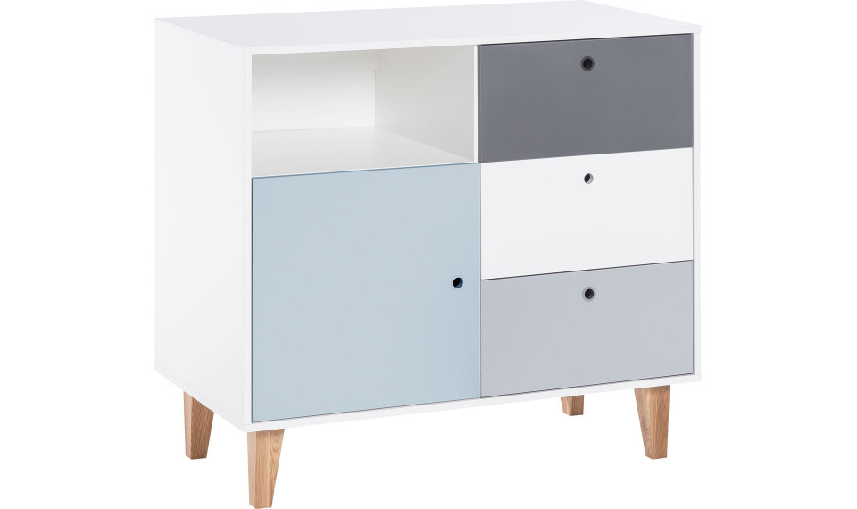 Dresser Concept by VOX II BV white/white/graphite/grey/sky blue | Concept | ZIPhome.ee kuva 1