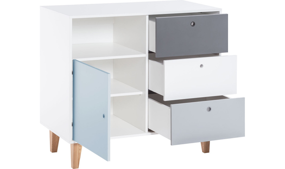 Dresser Concept by VOX II BV white/white/graphite/grey/sky blue | Concept | ZIPhome.ee kuva 2