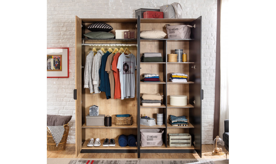 BLACK 4-дверный шкаф | Black | ZIPhome.ee изображение 2